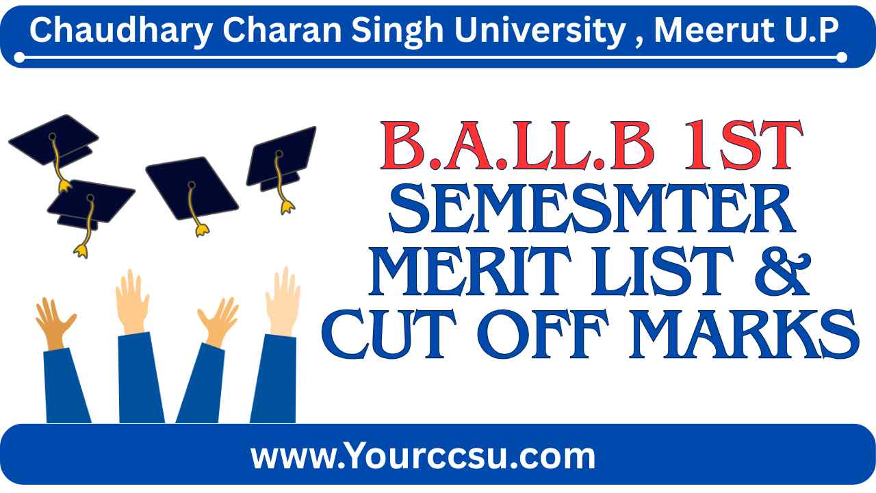 CCSU B.A.LL.B Semester Merit List PDF Download (Coming Soon)