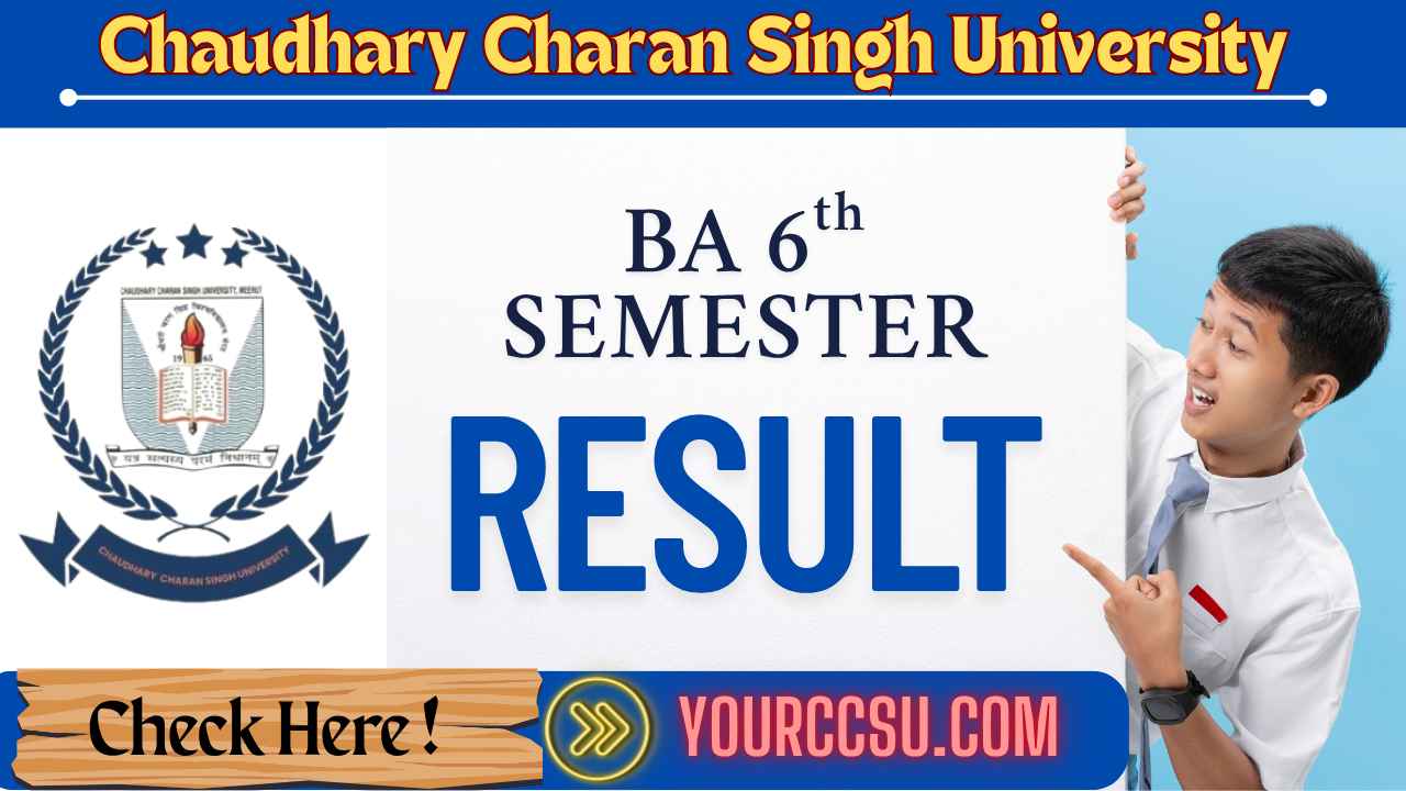 CCSU BA 6th Semester Result