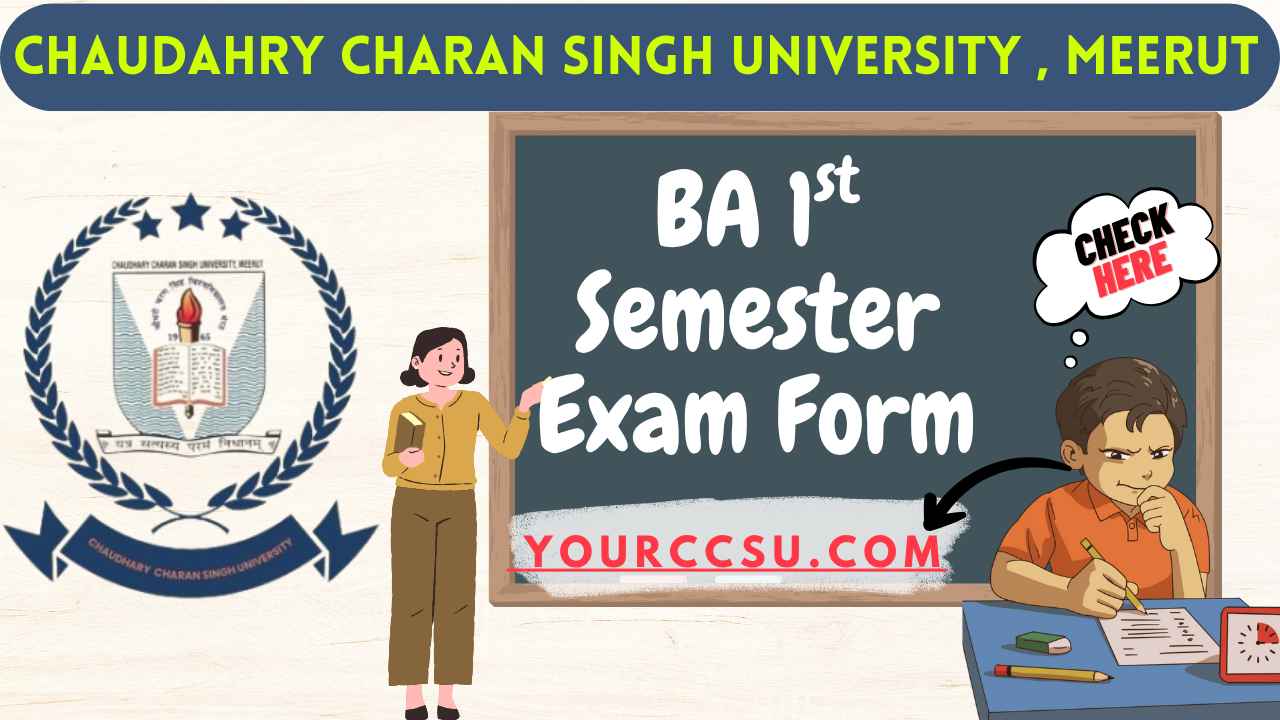 CCSU BA 1st Semester Exam Form
