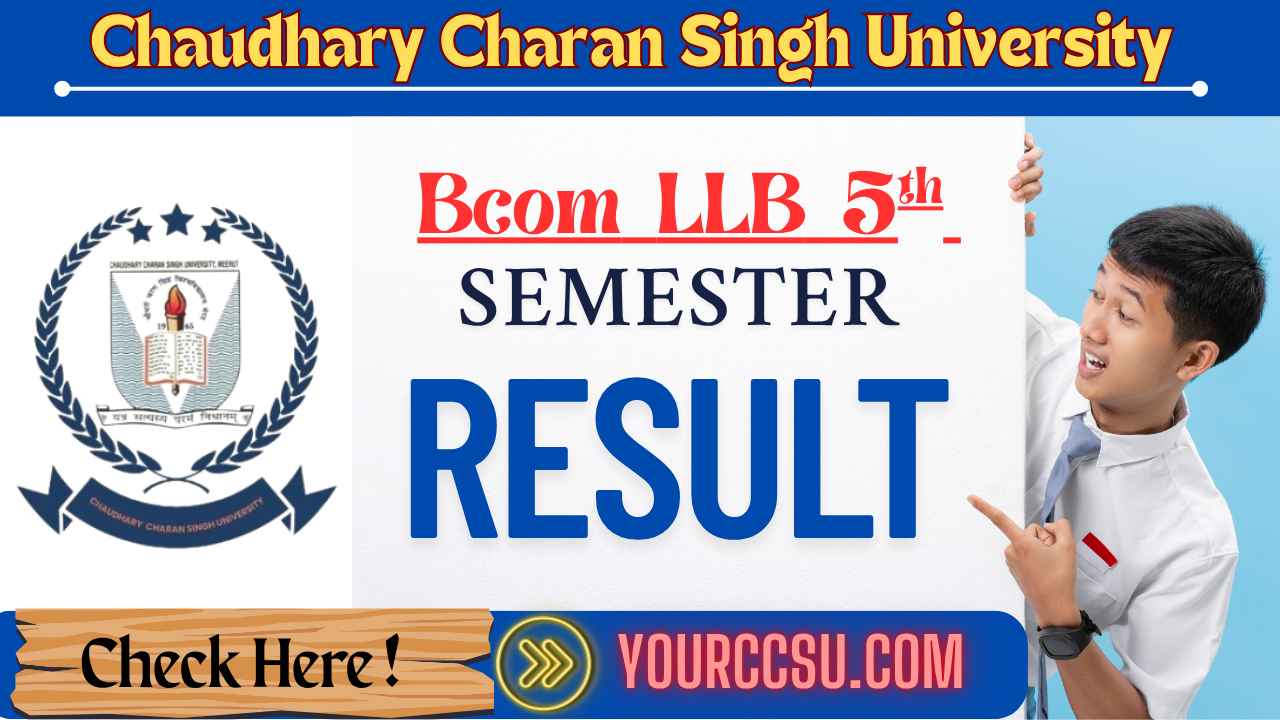 CCSU Bcom LLB 5th Semester Result