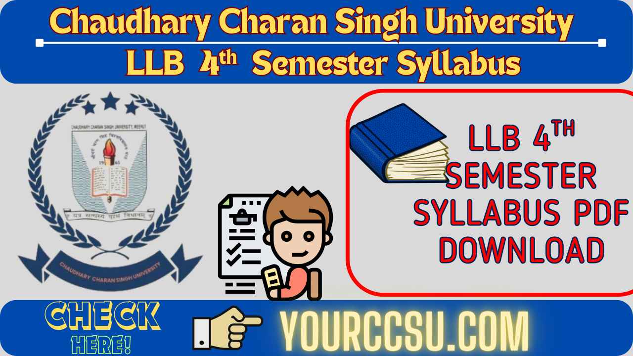 CCSU LLB 4th Semester Syllabus
