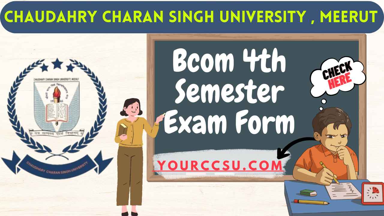 CCSU Bcom 4th Semester Exam Form 2025